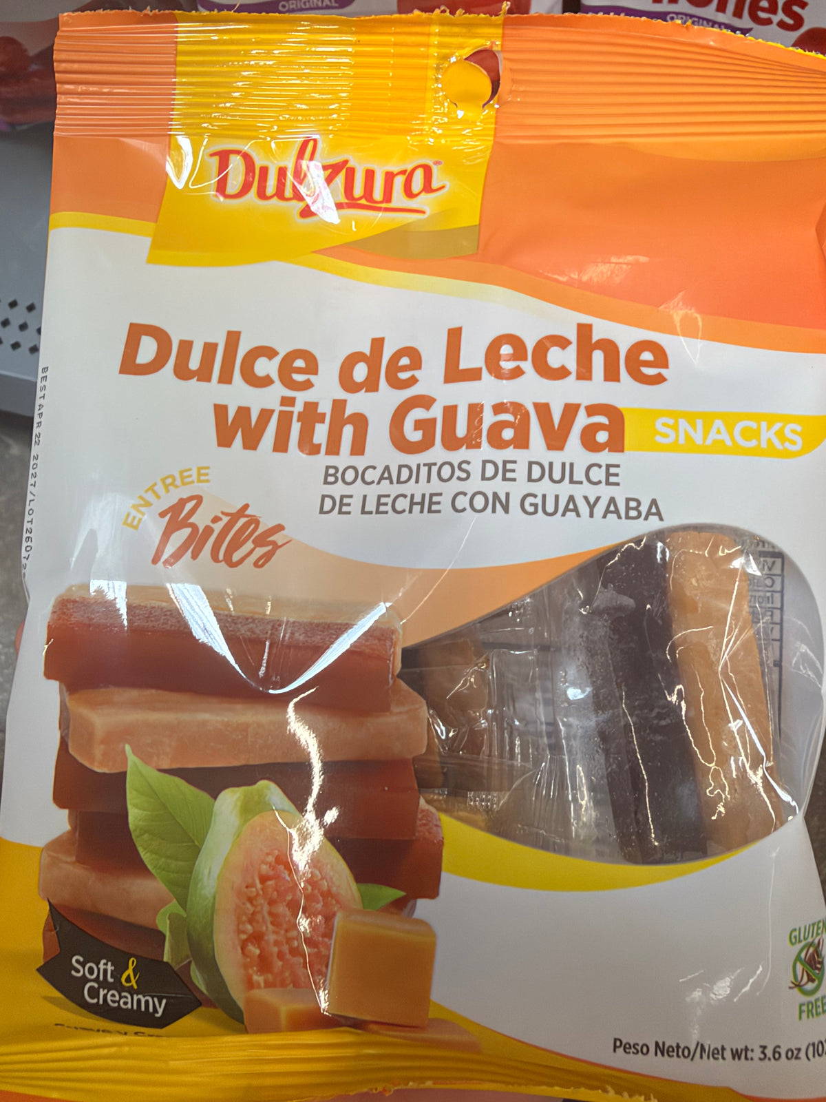 Dulce de leche con guayaba. Paquete pequeño